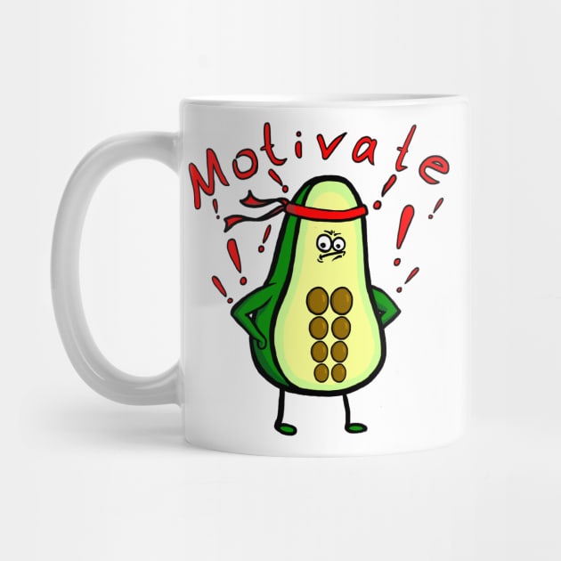 Motivation avocado by ShenjyArt